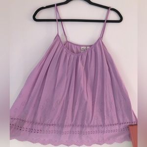 Billabong Strappy Lavender Blouse